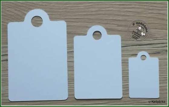 Visačka,jmenovka  5x3cm (bal.15ks)