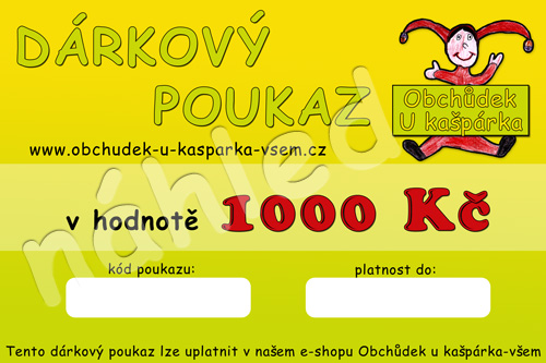 Dárkový poukaz 1000