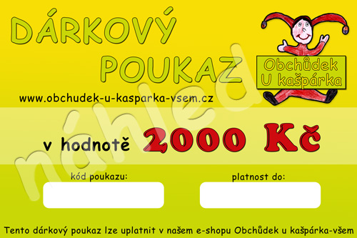 Dárkový poukaz 2000