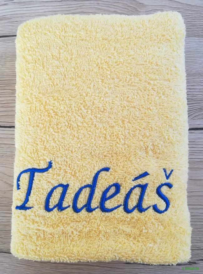 Ručník se jménem TADEÁŠ