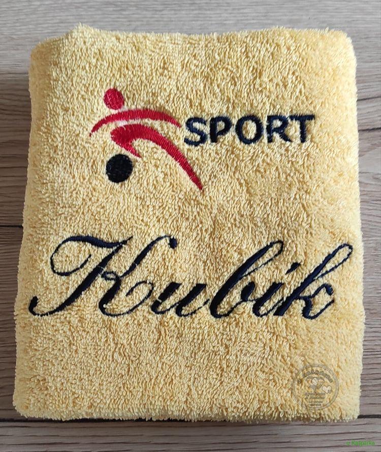 Ručník se jménem SPORT