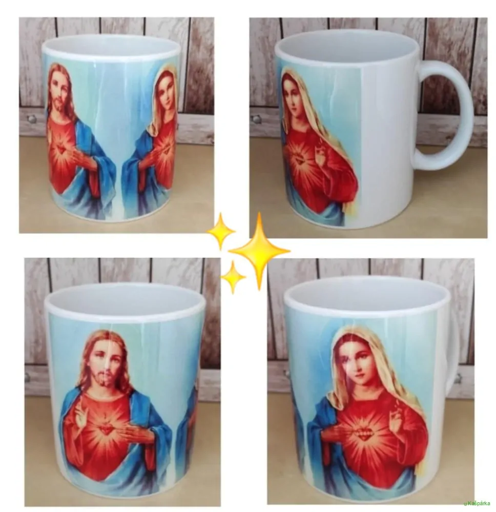 Hrníček s potiskem PANNA MARIE A JEŽIŠ