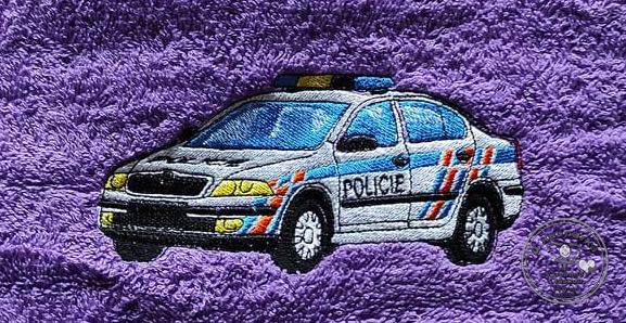 Vzorník výšivka POLICIE