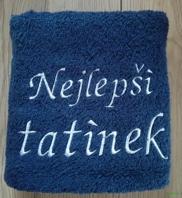 Osuška se jménem NEJLEPŠÍ TATÍNEK