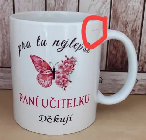 Hrníček s potiskem PRO UČITELE 2 - 2.jakost