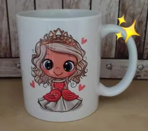 Hrníček s potiskem PRINCEZNA BLONDÝNA