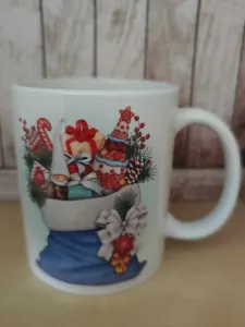 Hrníček s potiskem VÁNOČNÍ PYTEL