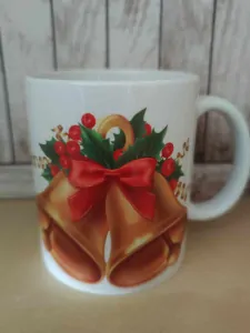 Hrníček s potiskem VÁNOČNÍ ZVONKY
