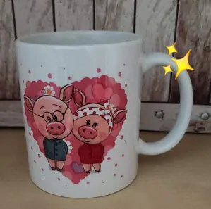 Hrníček s potiskem PRASÁTKA