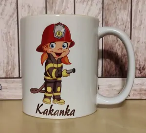 Hrníček s potiskem HASIČKA