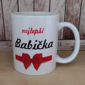 Hrníček s potiskem BABIČKA