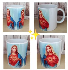 Hrníček s potiskem PANNA MARIE A JEŽIŠ 