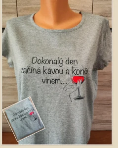 Dámské tričko Basic s potiskem