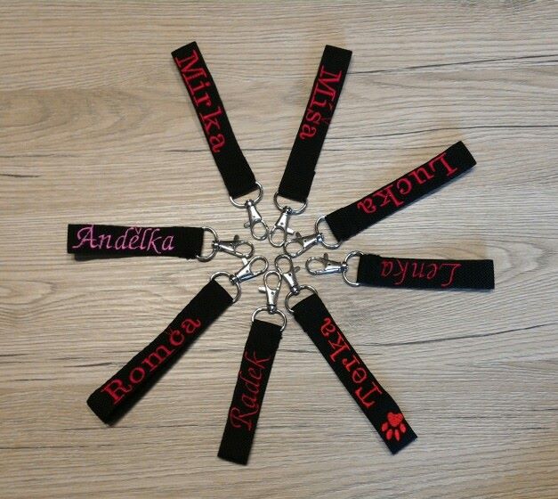 Klíčenka se jménem nebo přezdívkou 