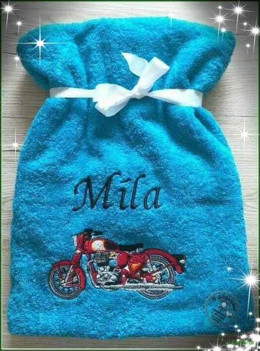 Vzorník výšivka MOTORKA